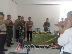 Sinergi dan Kekompakan, Polsek Tembuku Berikan Ucapan Selamat HUT ke-80 TNI ke Koramil 1626-03/Tembuku