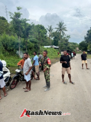 Masyarakat Sambut Baik Kehadiran Babinsa di Wilayah Binaan Desa Loboniki