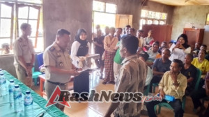 Sinergi TNI dan Pemerintah, Penyerahan Sertifikat Tanah Berjalan Lancar di Nenbura