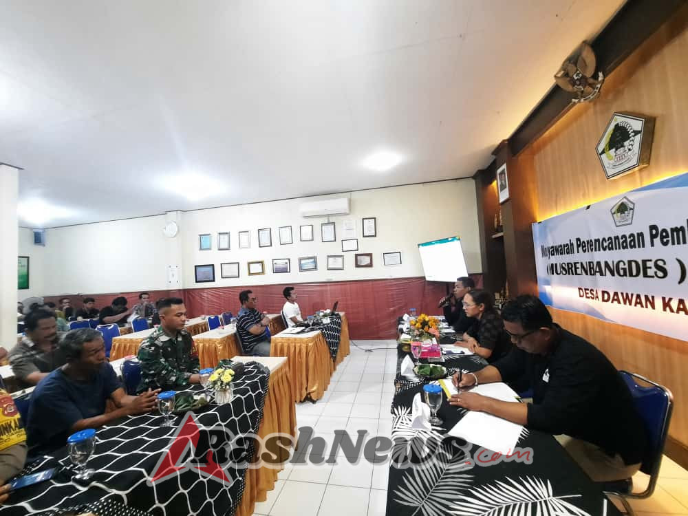 Musrenbangdes, Babinsa Dawan Kaler Sebut  Wahana Merancang Masa Depan Desa