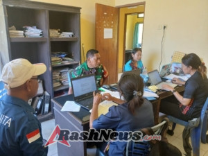 Babinsa dan Aparat Kecamatan Wolojita Koordinasi Tangani Keluhan Masyarakat