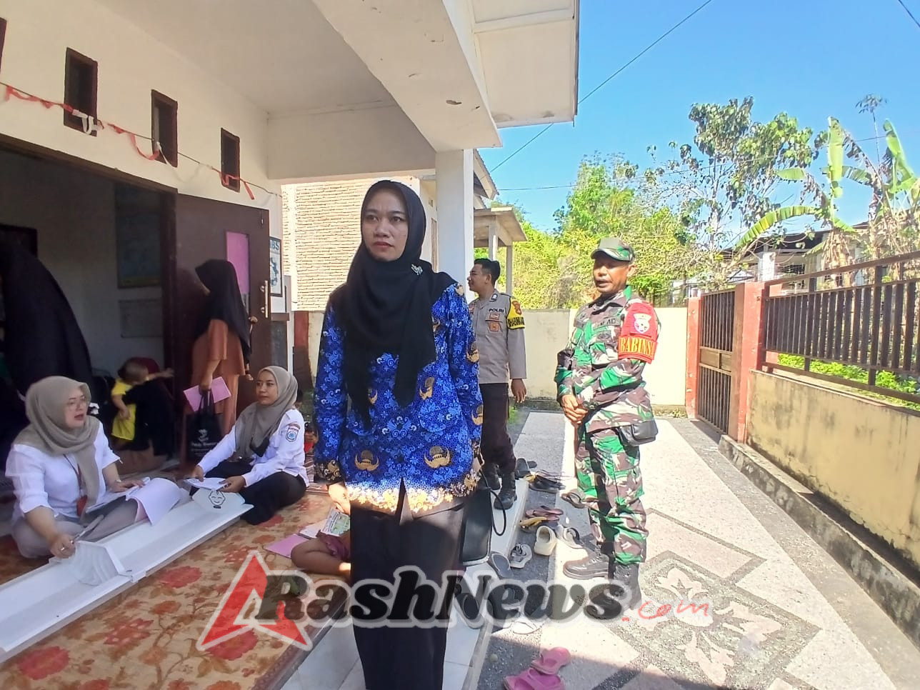 Posyandu di Kuang Berjalan Lancar Berkat Pendampingan Babinsa Taliwang