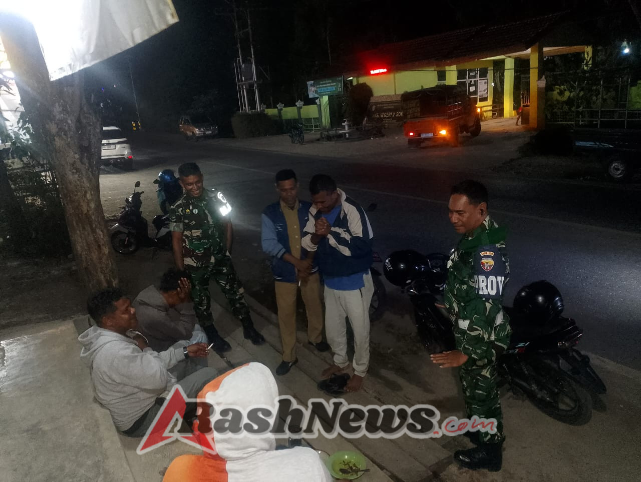 Kodim 1621/TTS Rutin Lakukan Patroli Malam, Pastikan Kenyamanan dan Keamanan Masyarakat