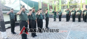‎Kodim 1615/Lotim Gelar Upacara Bendera Mingguan Sebagai Wujud Disiplin dan Nasionalisme Prajurit