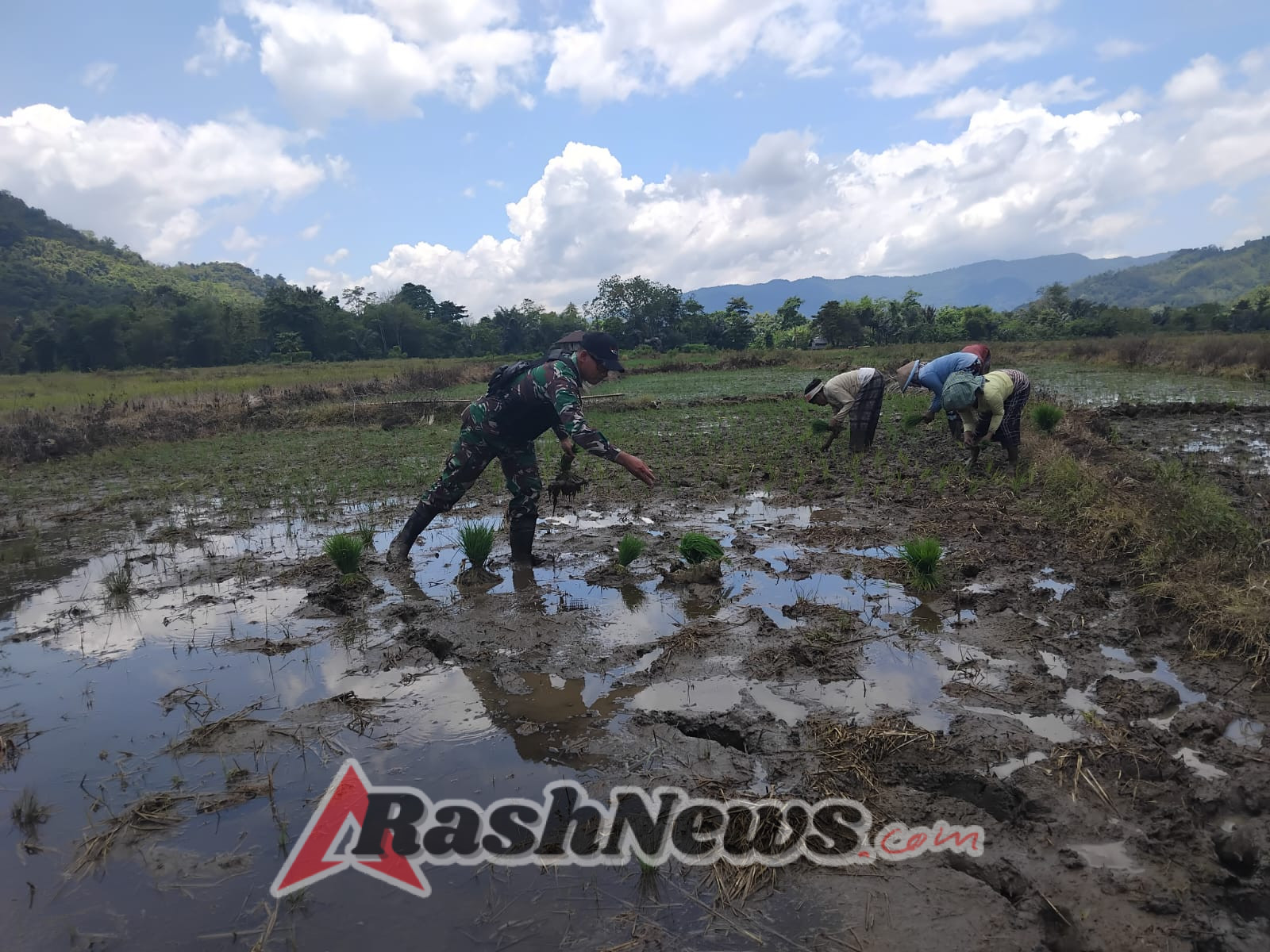 Edukasi Pertanian Berkelanjutan: Babinsa Berikan Dukungan kepada Petani di Dusun Wate