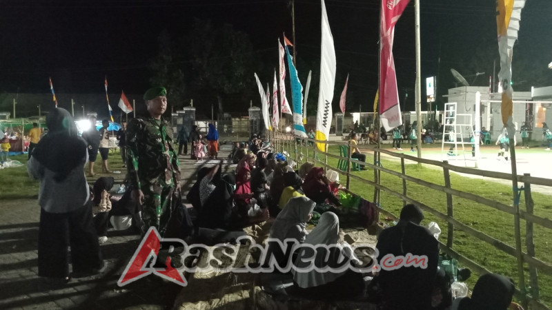 Sinergi Babinsa dan Masyarakat Wujudkan Keamanan Turnamen Volly Ball Cup II di Jereweh