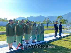 HUT TNI ke-80: Kodim 1612/Manggarai Tabur Bunga Kenang Jasa Pahlawan