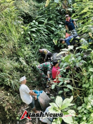 Gerakan Bersih Sungai Dajan Pangkung, Bentuk Kepedulian Bersama Jaga Lingkungan Desa Galungan