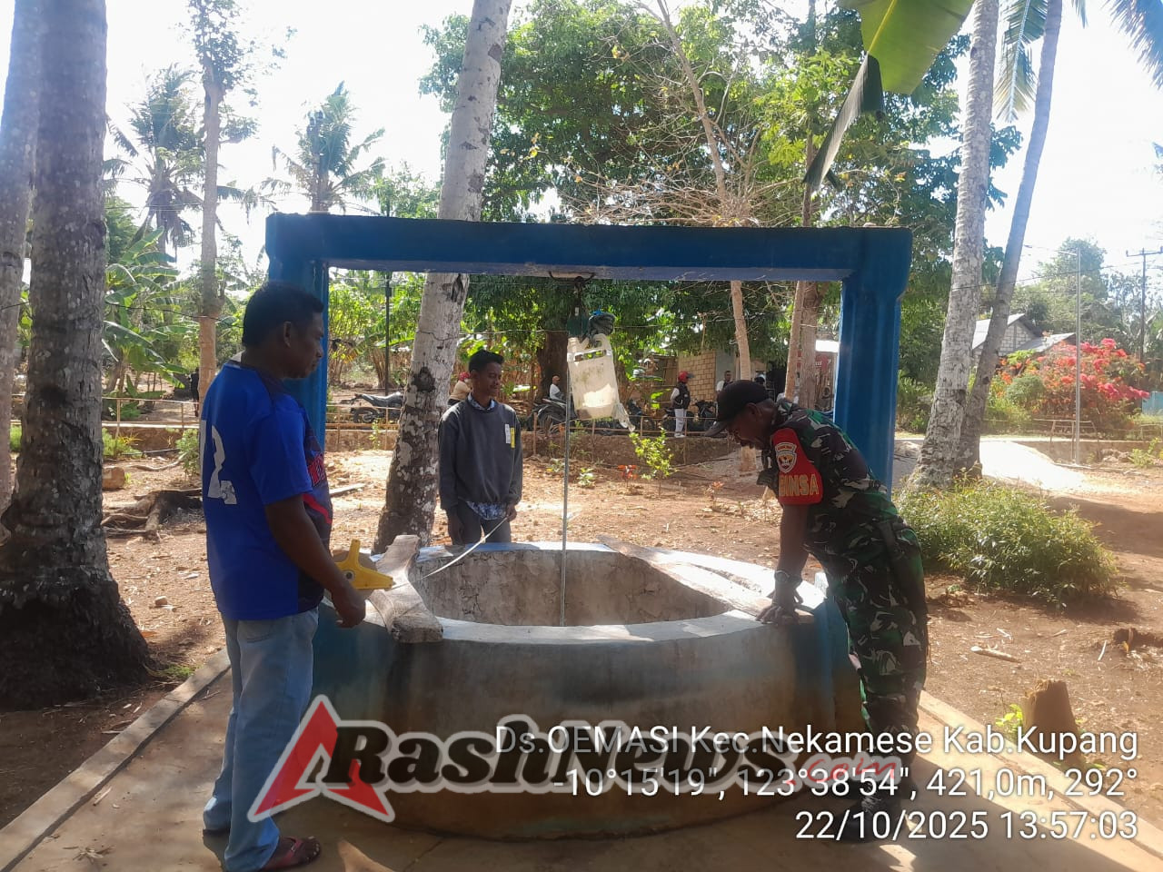 Kolaborasi Babinsa dan Inspektorat Lakukan Pemeriksaan Fisik Dana Desa