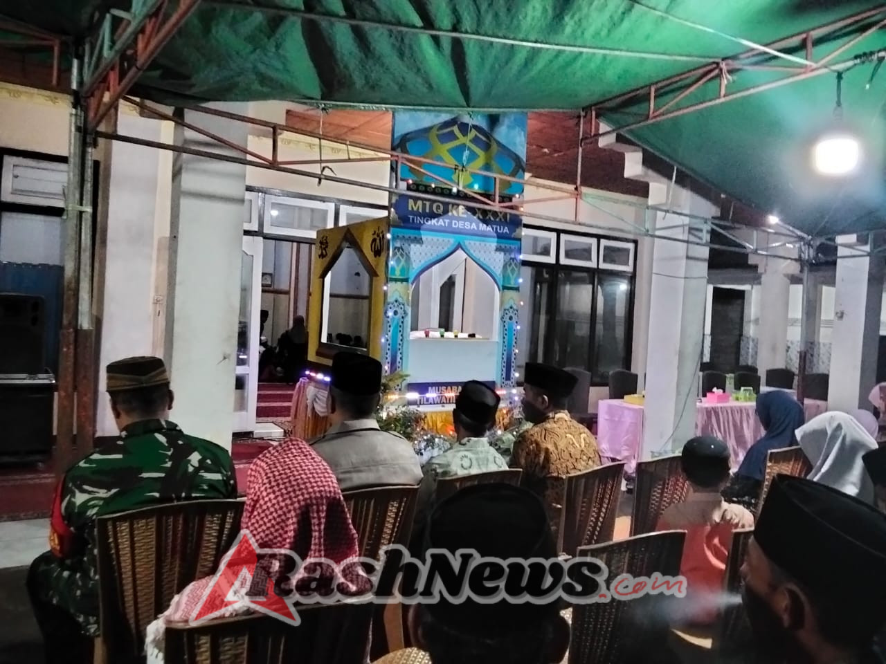 MTQ ke-XXXI Desa Matua Resmi Dibuka, Babinsa Turut Jaga Ketertiban dan Kebersamaan