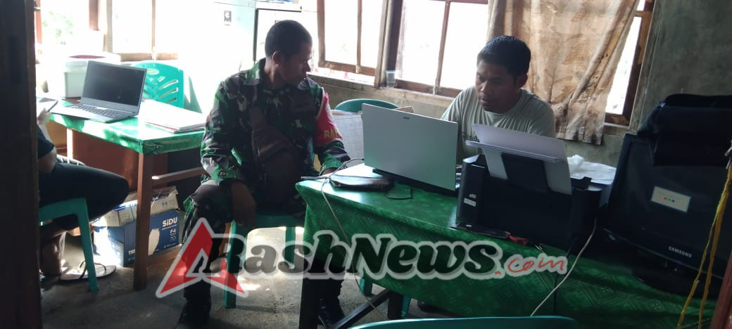 Babinsa Ende Lakukan Pemantauan Wilayah dan Himbauan Keamanan di Desa Detupera