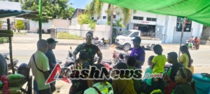 Babinsa Kodim 1602/Ende Pantau Kegiatan Pasar dan Pererat Hubungan dengan Warga
