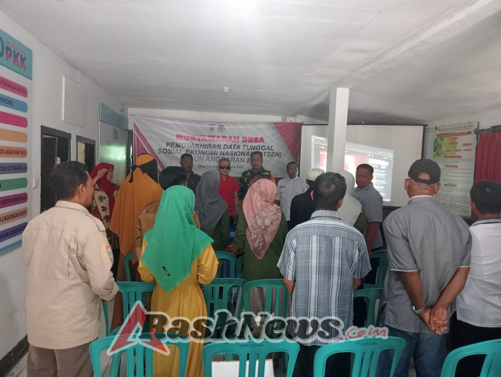 Kegiatan DTSEN 2025 di Desa Tamekan Berjalan Lancar, Babinsa dan Unsur Pemerintah Desa Bersinergi