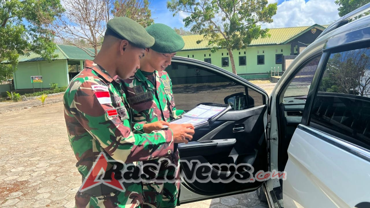Satgas Pamtas Yonarmed 12 Kostrad Gagalkan Penyelundupan Mobil Xpander di PLBN Motaain