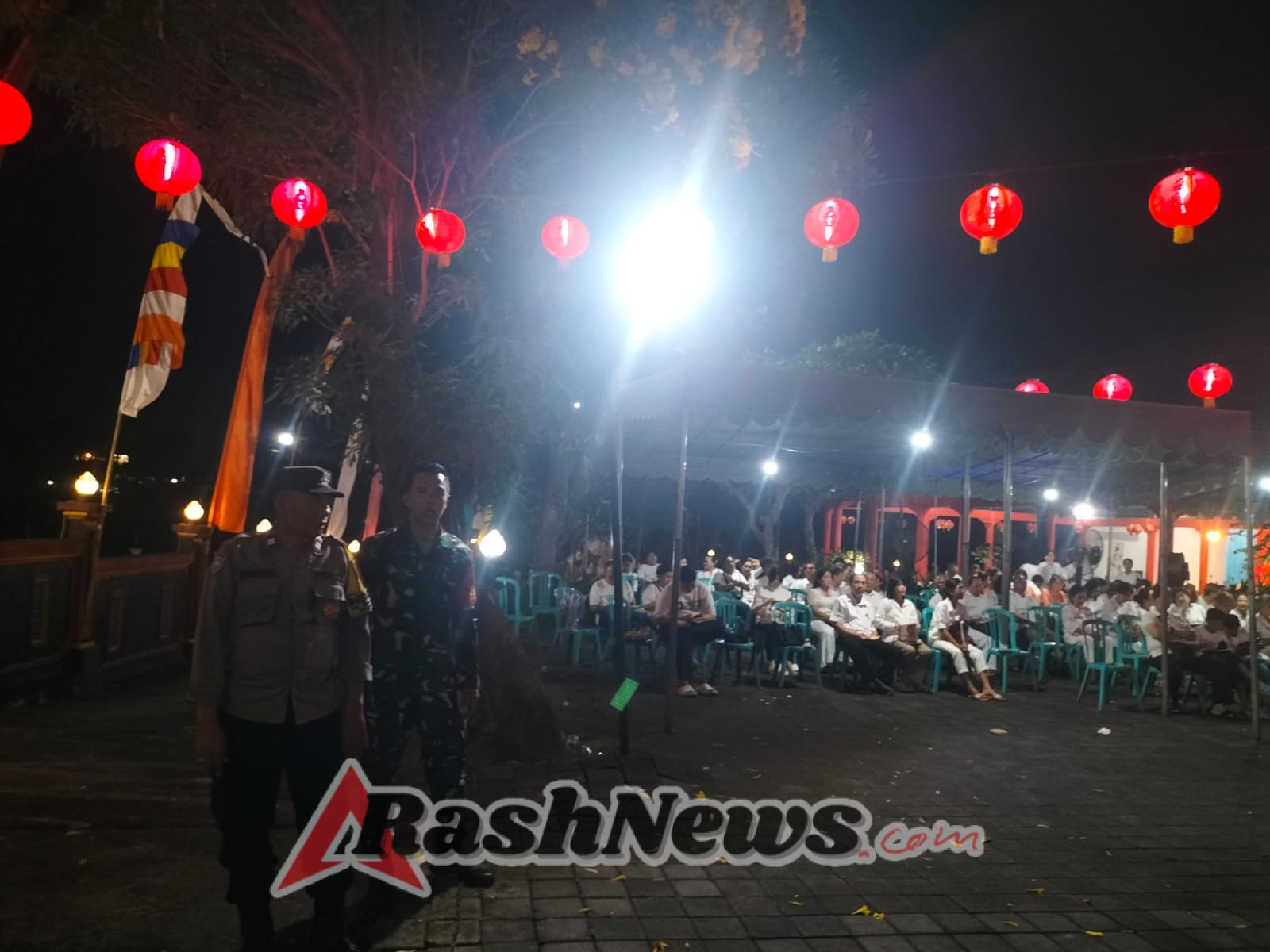 Gelar Patroli Di Kawasan Vihara Darma Ratna, Koptu Wayan Sutamaya Patroli Pantau Peringatan Hari Kathina Puja