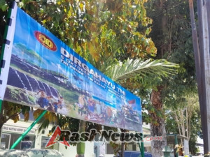 Kodim 1604/Kupang dan Koramil Jajaran Serentak Pasang Banner HUT TNI Ke 80