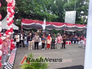 Peran Aktif Kasdim Warnai Gerak Jalan HUT KSB, TNI dan Rakyat Semakin Dekat