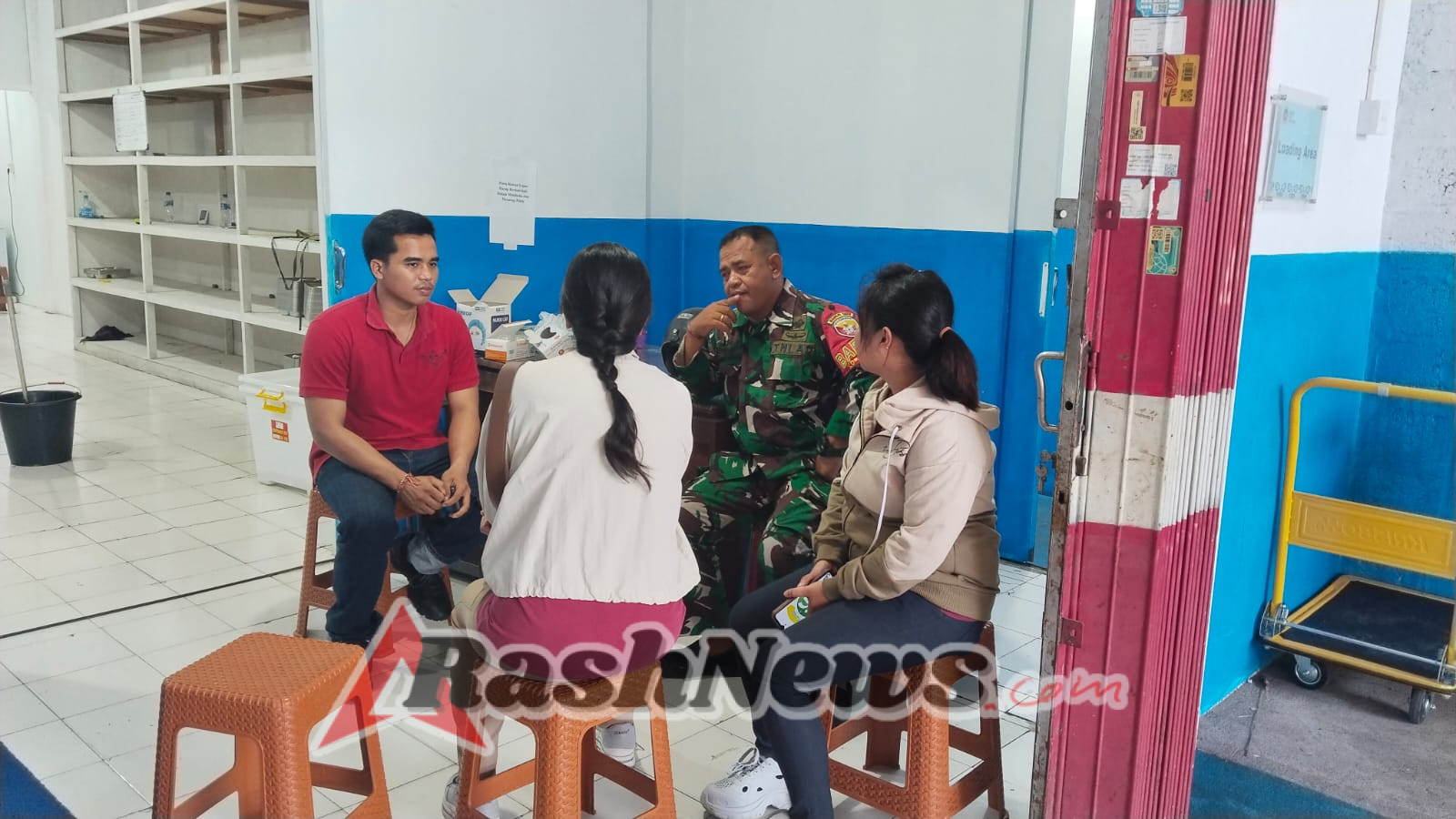 Babinsa Kelurahan Seririt Dorong Kerjasama Sosial lewat Komsos di Yayasan Jana Kerthi Bali