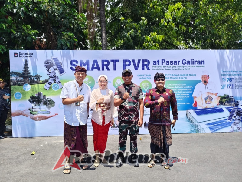 Dandim Klungkung; Ground Breaking Smart PVR dan BESS Langkah  Menuju Visi Nasional Menuju Emisi Nol Bersih 2045