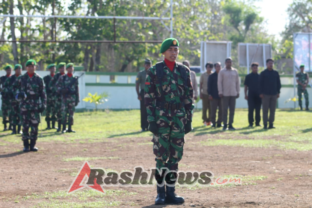 Kodim 1629/SBD Gelar Upacara Bendera Hari Senin