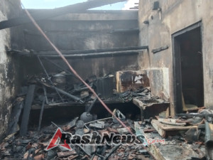 TNI Hadir Atasi Kesulitan Warga, Babinsa Getakan Bersinergi Atasi Kebakaran Dapur Di Dusun Anjingan