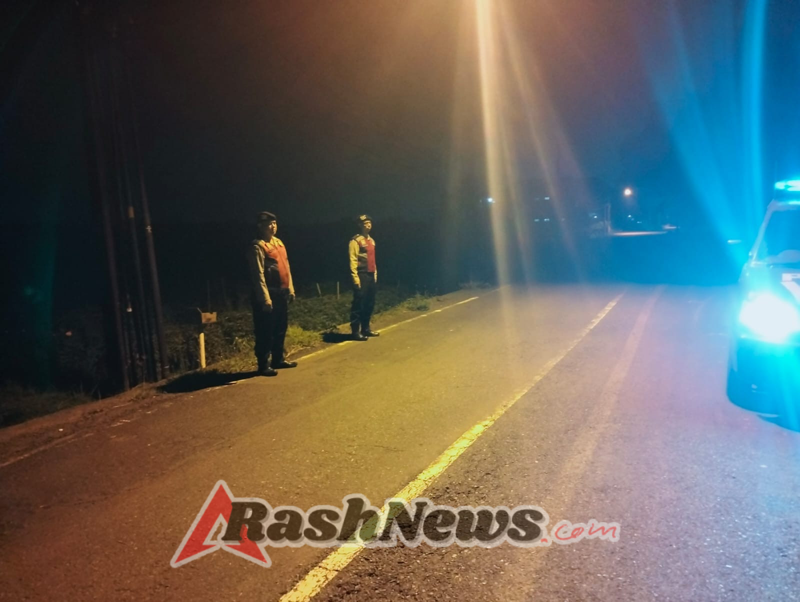 Strong Point Subuh, Polsek Abiansemal Pastikan Jalur Sepi Tetap Aman & Kondusif