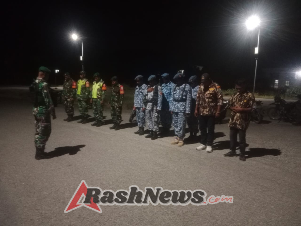 Koramil Camplong Bersama FKPPI FKPPT dan Satpol PP Patroli Wilayah