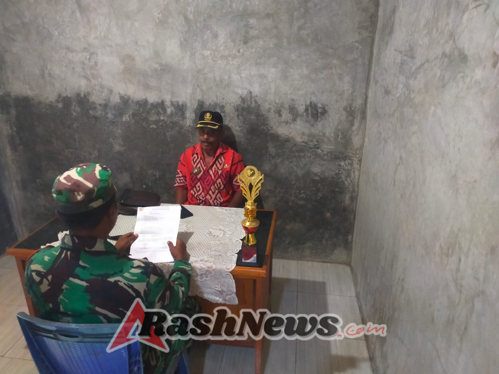 Kopda Melkyanus Lebok Da Cruz Jaga Kamtibmas Lewat Puldata di Ndori