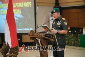 Pangdam IX/Udayana Pimpin Sertijab dan Tradisi Korps, Tekankan Profesionalisme dan Soliditas Prajurit