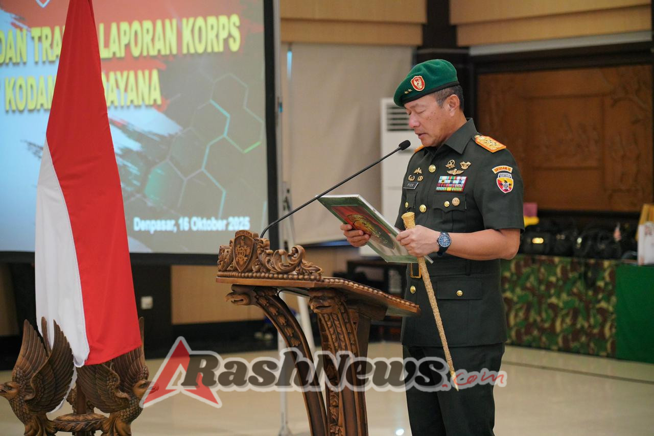 Pangdam IX/Udayana Pimpin Sertijab dan Tradisi Korps, Tekankan Profesionalisme dan Soliditas Prajurit