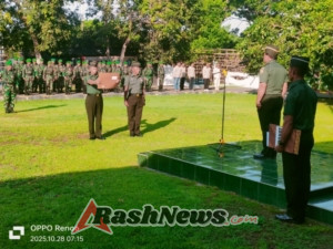 Upacara Khidmat di Kodim Dompu Warnai Hari Sumpah Pemuda 2025