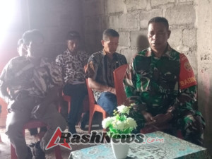 Wujudkan Kamtibmas, Babinsa Kodim 1602/Ende Lakukan Monitoring di Desa Nida
