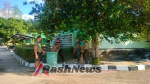 TNI Kodim 1618/TTU Komitmen Jaga Kebersihan dan Lingkungan Sehat