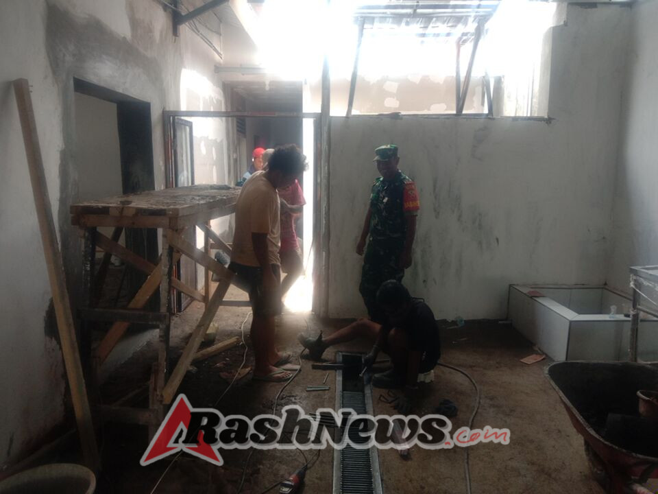 Babinsa Air Suning Tinjau Kelanjutan Kerja SPPG, Pastikan Siap Diverifikasi