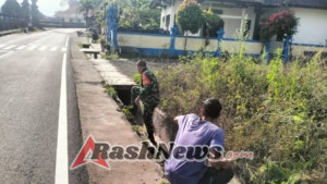 TNI Bersama Forkopimcam dan Masyarakat Kedisan Laksanakan Kegiatan Pembersihan Saluran Air dan Danau Batur Demi Kelestarian Lingkungan