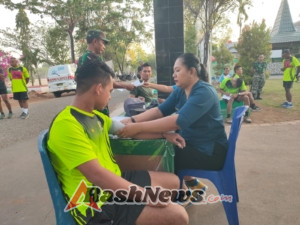 Jaga Kondisi Fisik Personel, Kodim 1601/Sumba Timur Laksanakan Garjas Semester II Tahun 2025