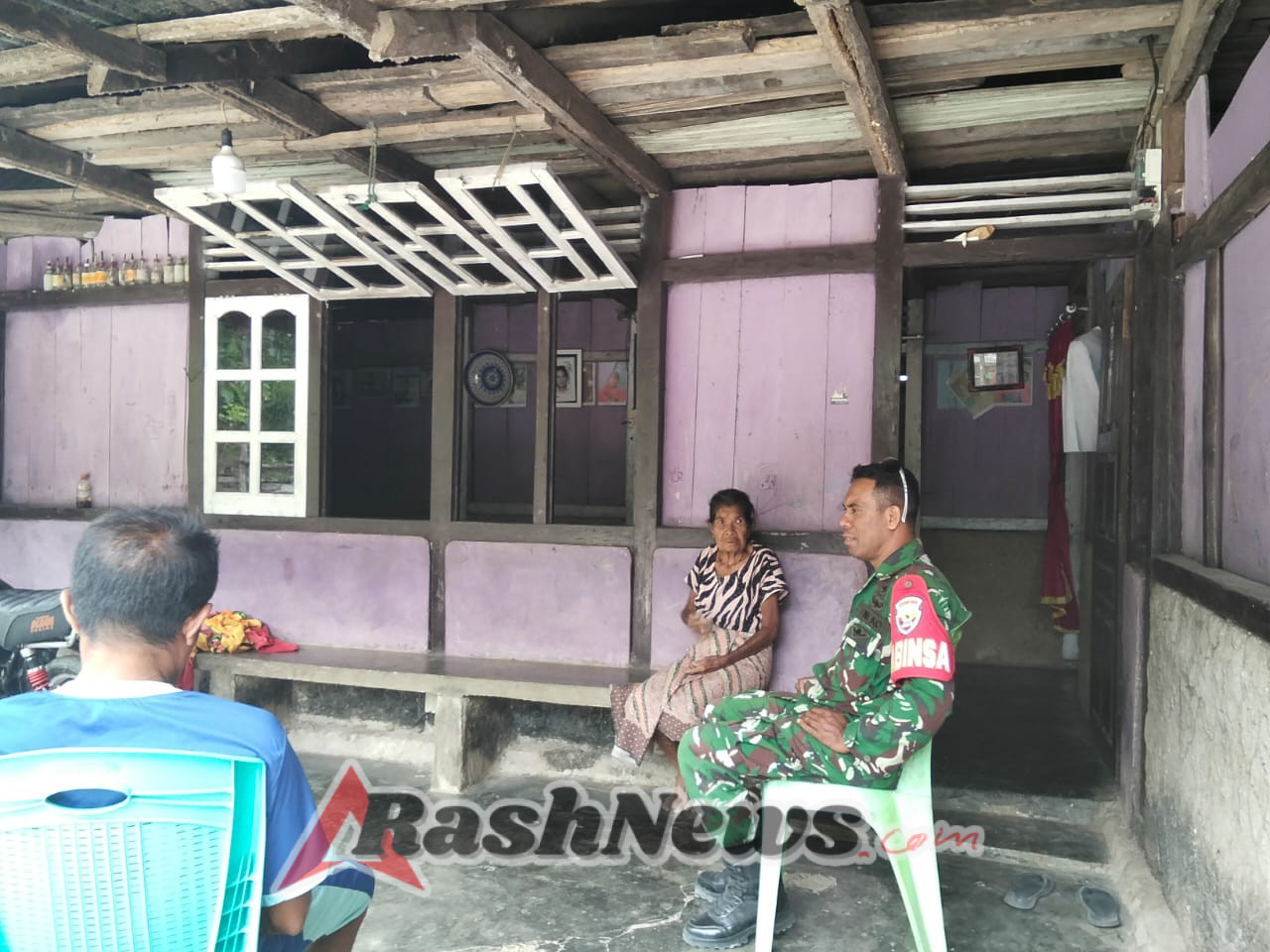 Koptu Edy Mollo Ajak Warga Oetutulu Waspada Bahaya Kebakaran di Musim Panas