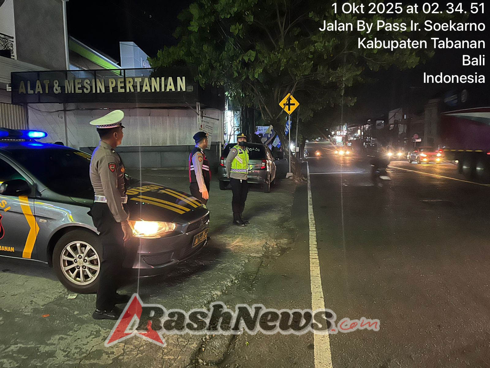 Polsek Tabanan Gencarkan Patroli Barcode, Cegah Aksi Balap Liar