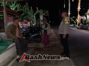 Polsek Marga Gelar Patroli Malam Sampai Subuh Cegah Gangguan Kamtibmas