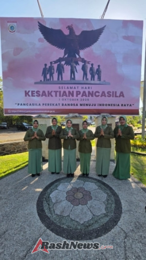 Ketua Persit XLIV Kodim 1628/KSB Hadiri Peringatan Hari Kesaktian Pancasila, Tunjukkan Sinergi dengan Forkopimda