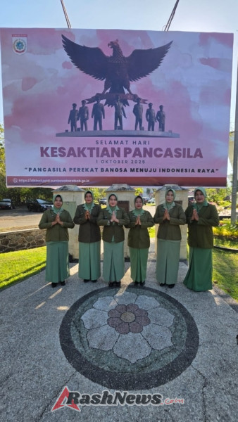 Ketua Persit XLIV Kodim 1628/KSB Hadiri Peringatan Hari Kesaktian Pancasila, Tunjukkan Sinergi dengan Forkopimda