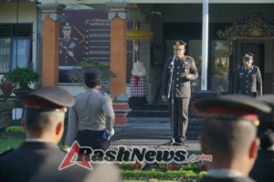 Kapolres Bangli Pimpin Upacara Peringatan Hari Kesaktian Pancasila di Polres Bangli