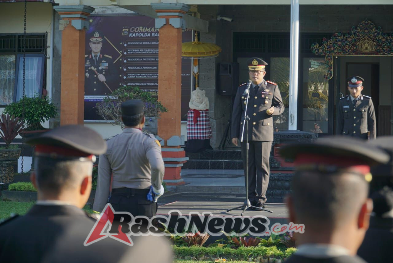 Kapolres Bangli Pimpin Upacara Peringatan Hari Kesaktian Pancasila di Polres Bangli