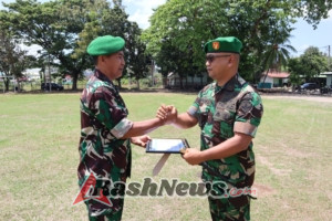 Khidmat dan Penuh Kebanggaan, Korps Raport Kenaikan Pangkat dan Purna Tugas di Kodim 1607/Sumbawa