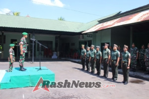 Upacara Kopraport Kodim Tabanan, Dandim Pimpin Langsung dan Berikan Pesan Motivasi