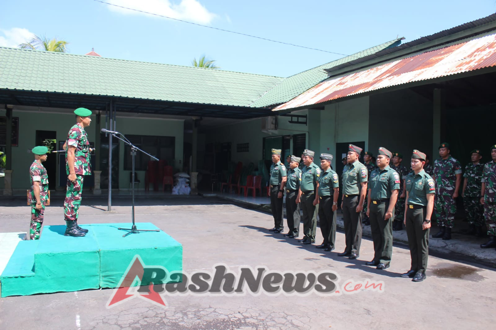 Upacara Kopraport Kodim Tabanan, Dandim Pimpin Langsung dan Berikan Pesan Motivasi