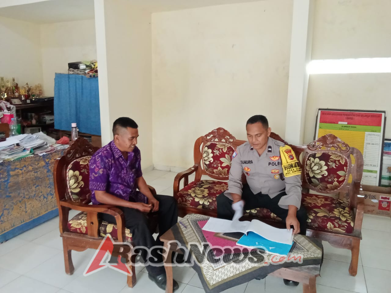 Bhabinkamtibmas Desa Ulian Beri Himbauan Kamtibmas di SD Negeri 1 Ulian