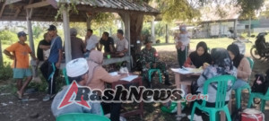 Register dan Vaksinasi Ternak di Desa Tepas Berjalan Aman dan Lancar.