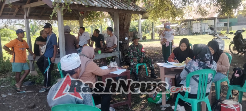 Register dan Vaksinasi Ternak di Desa Tepas Berjalan Aman dan Lancar.