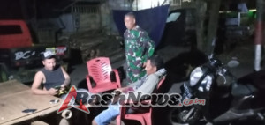 Wujud Kepedulian Babinsa, Patroli Malam Dilaksanakan di Desa Legelapu